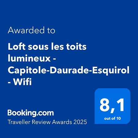 Loft Sous Les Toits Lumineux - Capitole-daurade-esquirol - Wifi Appartamento