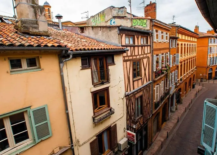 Daire Loft Sous Les Toits Lumineux - Capitole-daurade-esquirol - Wifi *