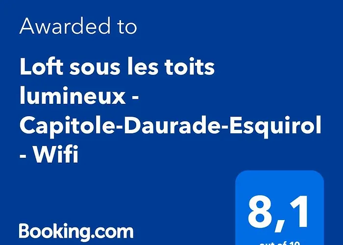 Loft Sous Les Toits Lumineux - Capitole-daurade-esquirol - Wifi Daire